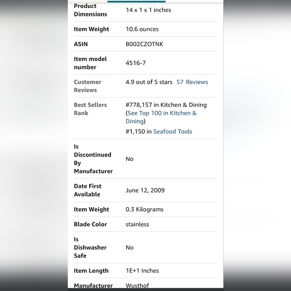 ❤️BUY 2 GET 1 FREE  Wusthof Classic IKON Super Slicer - Black Handle,4516/26cm - Picture 10 of 11